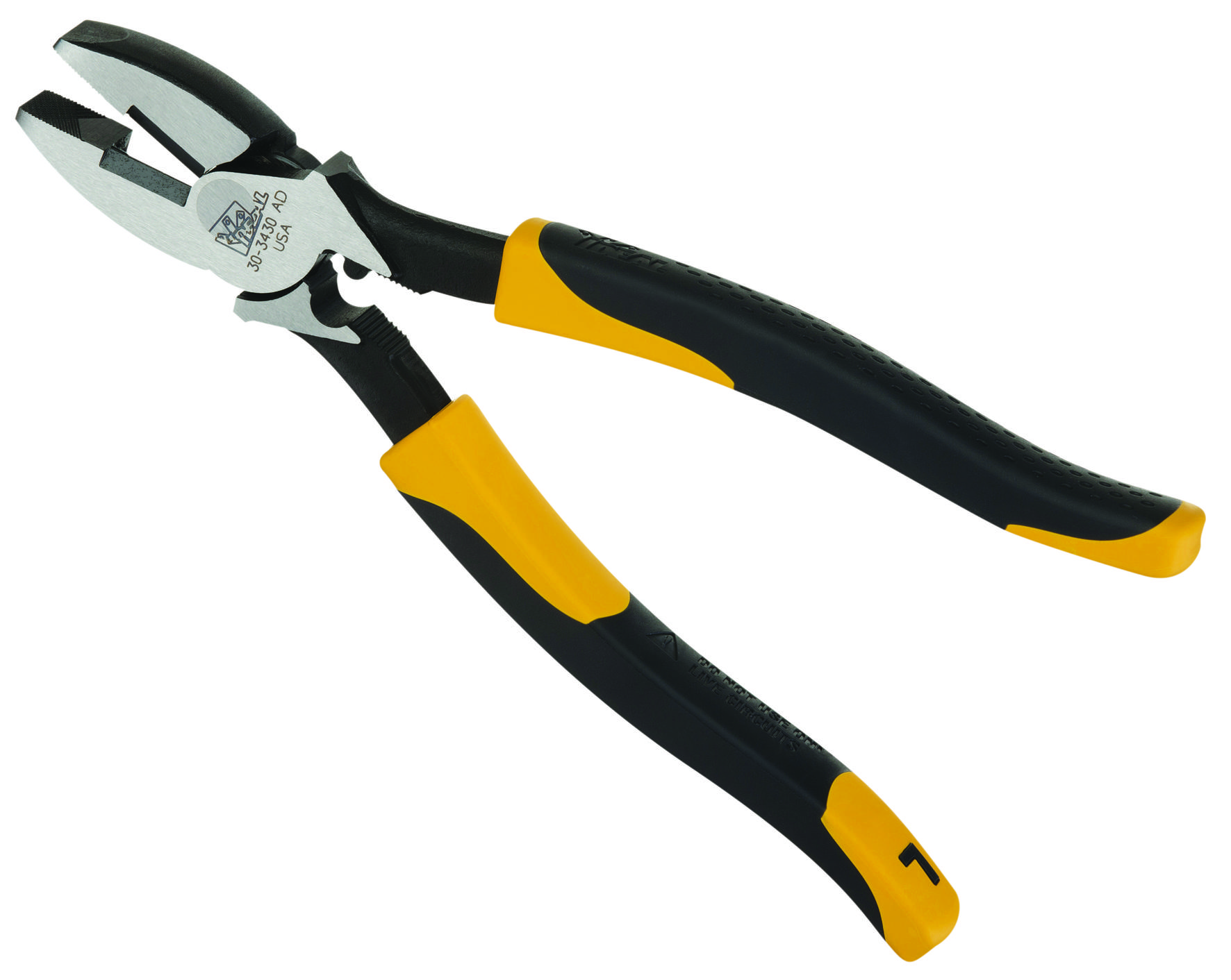 PLIER SIDE-CTG SERRATED 9-1/4IN CS ASCR