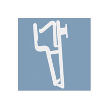 CLIP CARD PLSTC CLEAR 1-PC