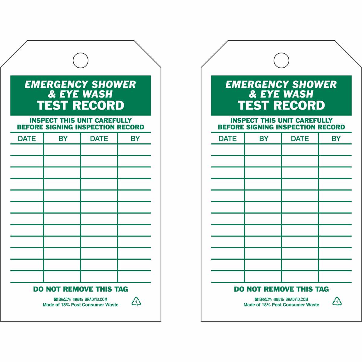 TAG CTRL MATL AND INSPECTION 7IN 4IN BRS