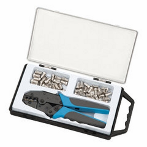 KIT CONNECTOR CATV TERMINATIONS F-TYPE