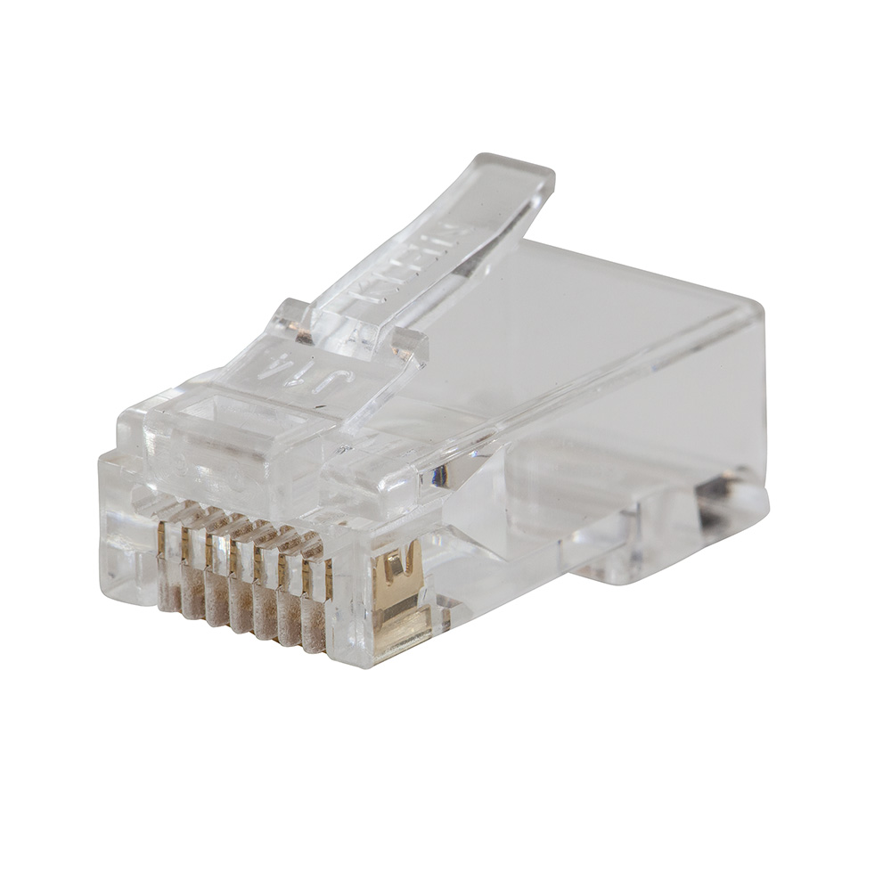 PLUG MODULAR DATA SOL/STRD PVC RJ45
