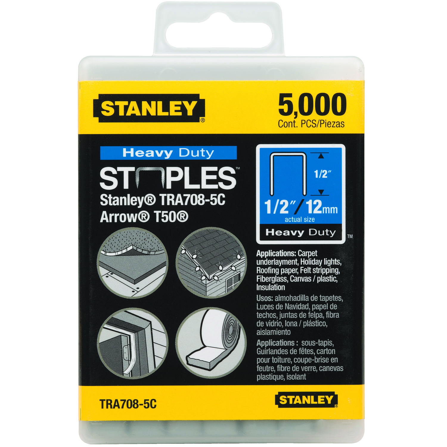 STAPLES 1/2IN CHISEL STL 27/64IN