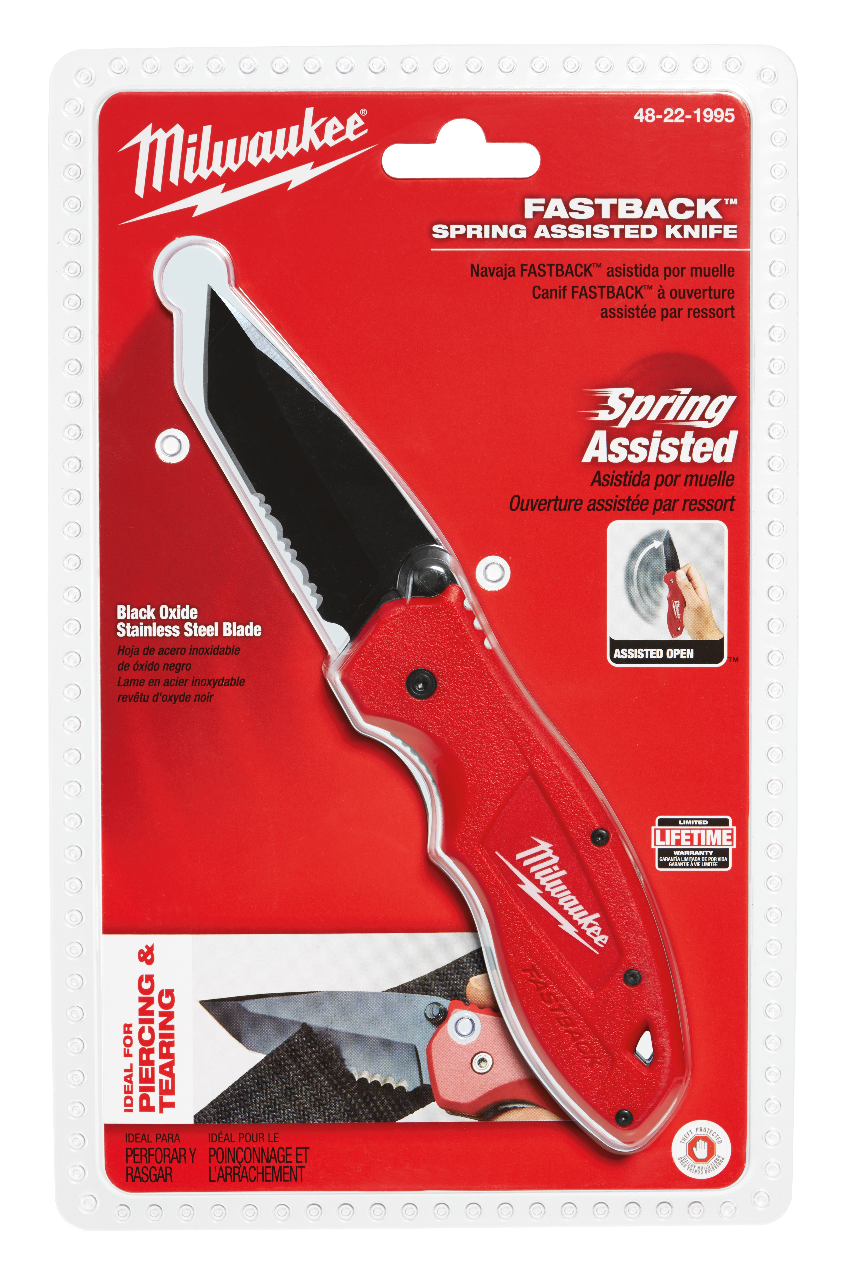 KNIFE SPR ASSISTED SERRATED 3IN SST YES