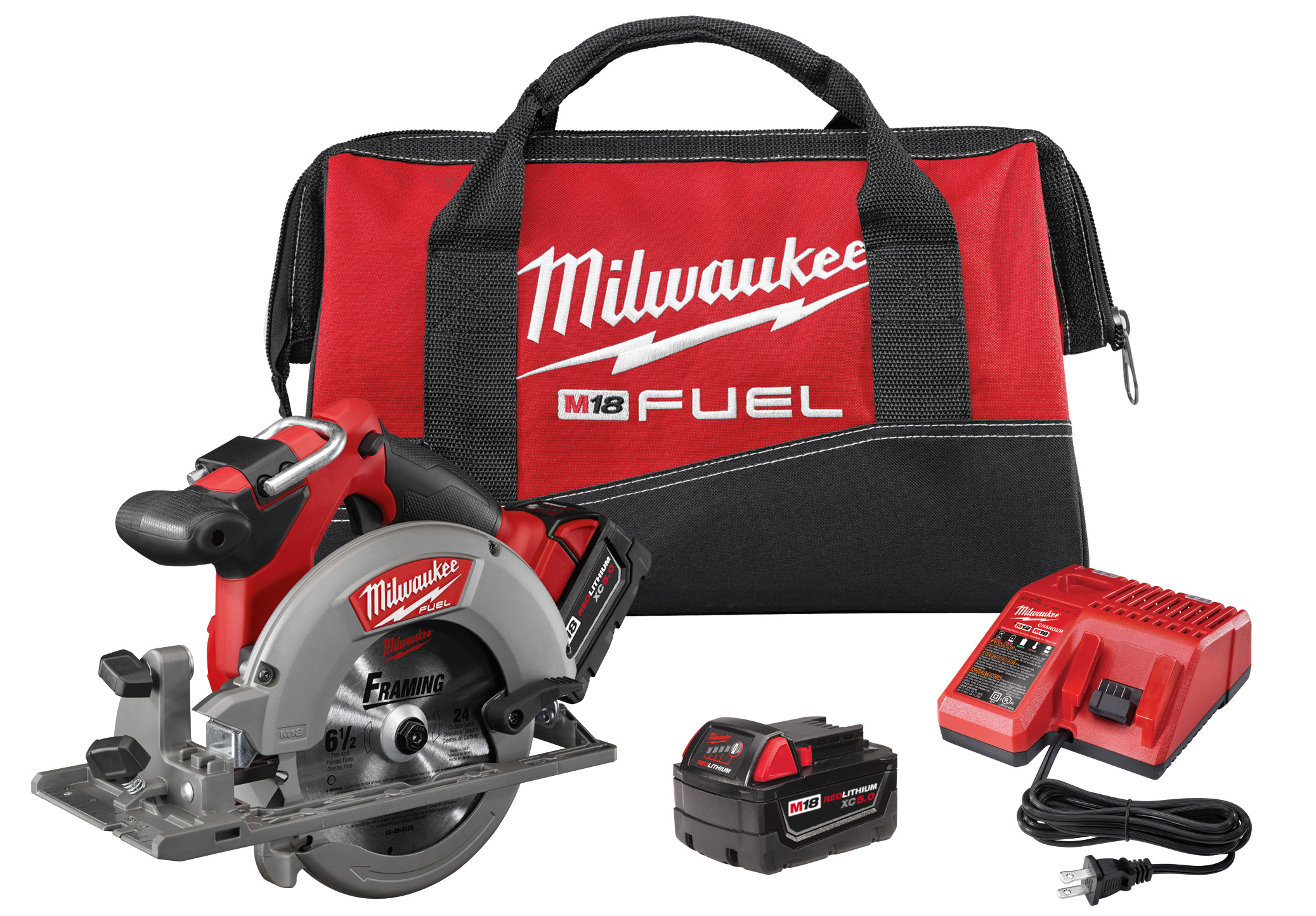 KIT CORDLESS CIRCULAR SAW 6-1/2IN 5/8IN