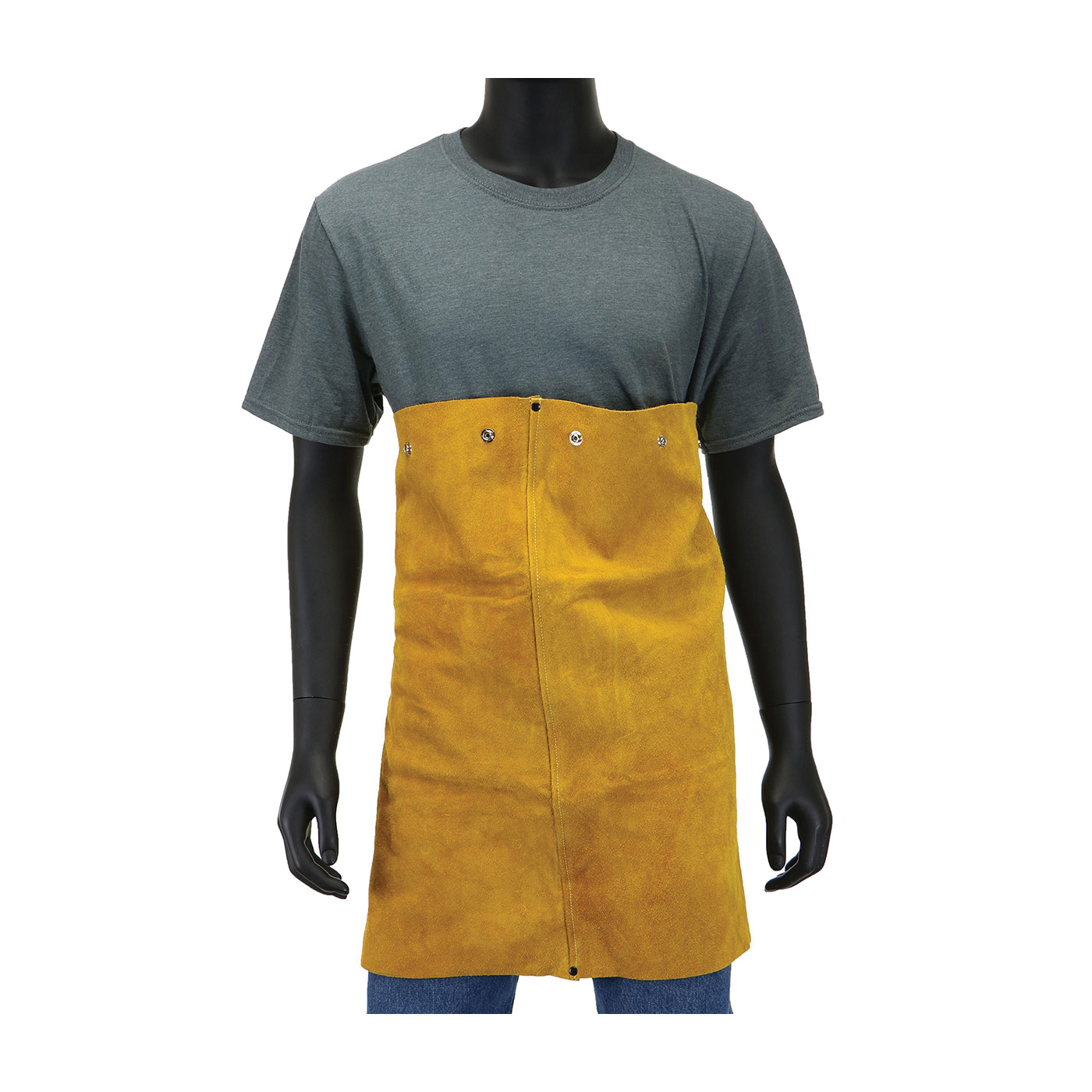 BIB WELDING 24IN LTHR YEL 24IN