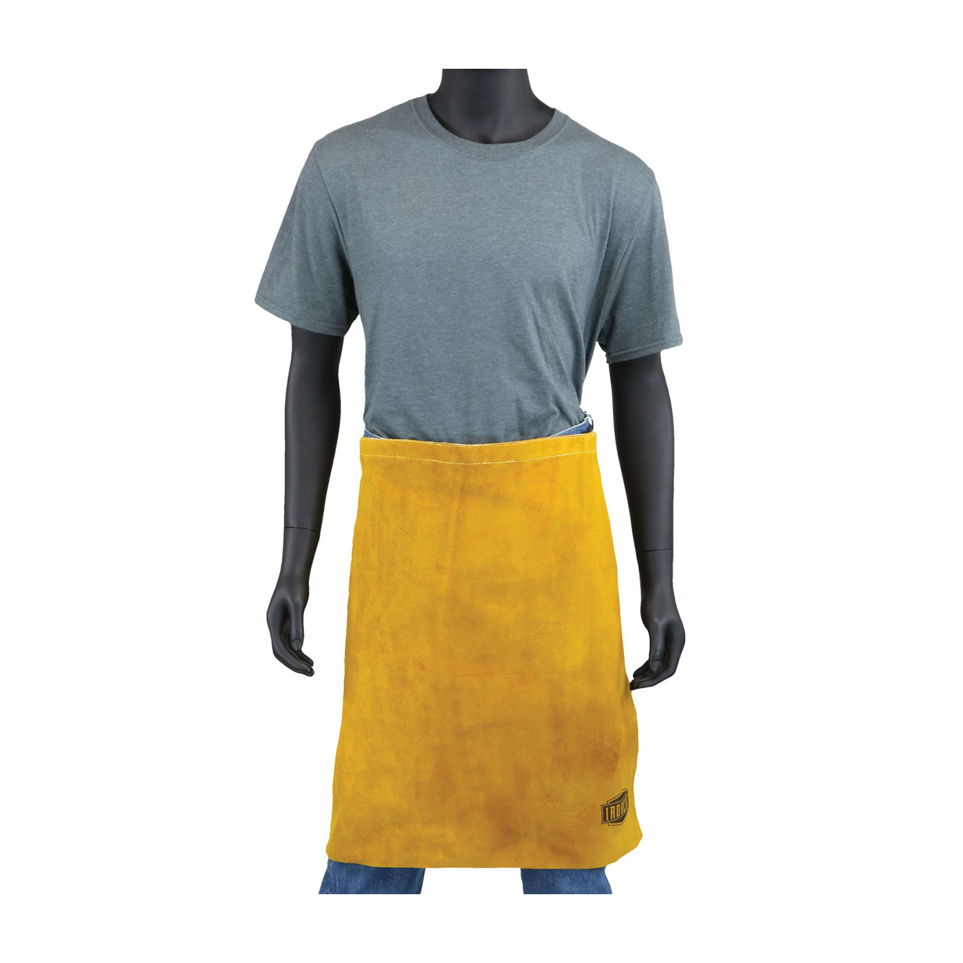 APRON WELDING 18IN 24IN KEVLAR/LTHR YEL
