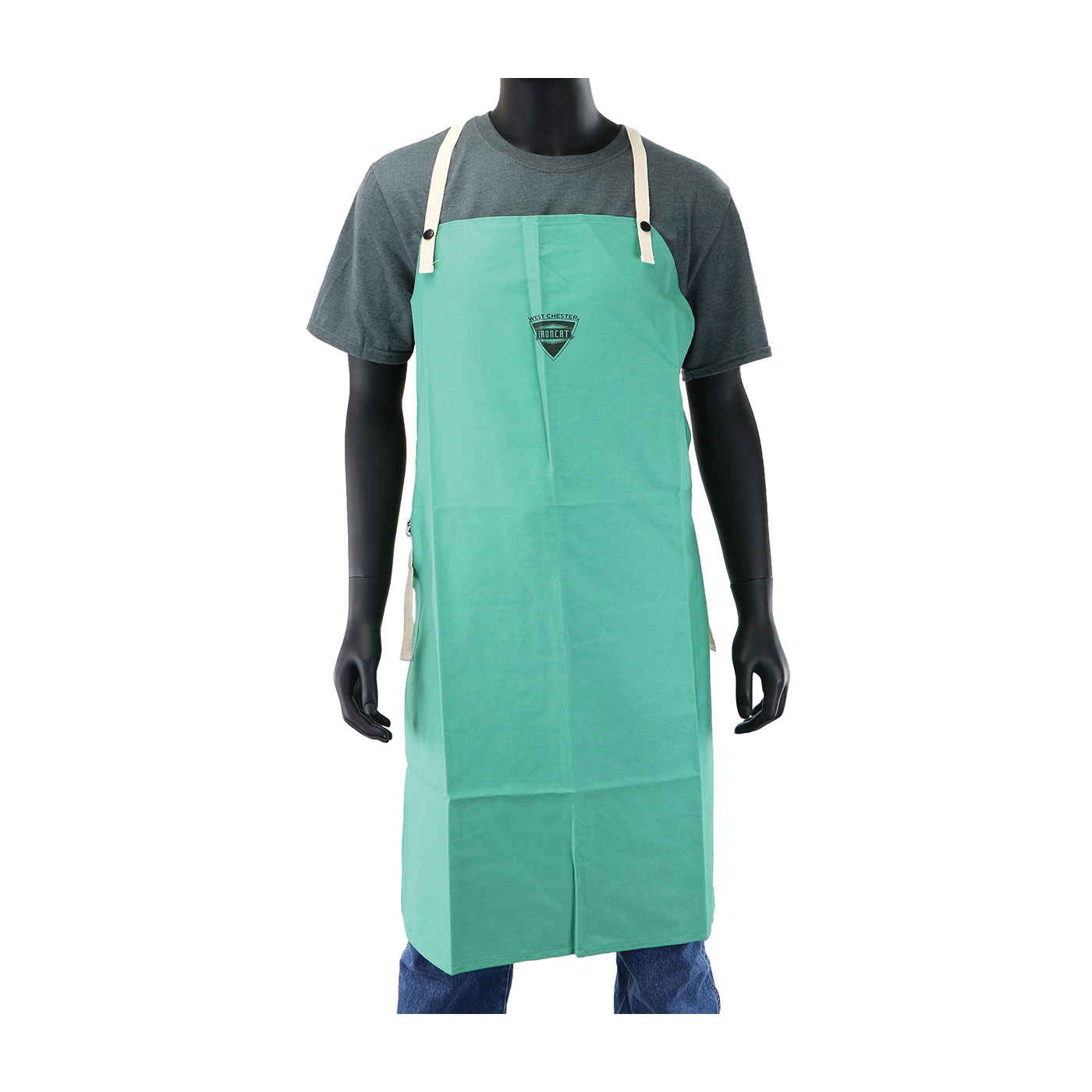 APRON RESISTANT FLM GRN COTTON 36IN 24IN