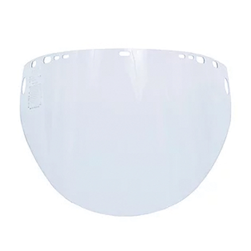 VISOR FACESHIELD CLEAR L/AL BOUND 0.04IN