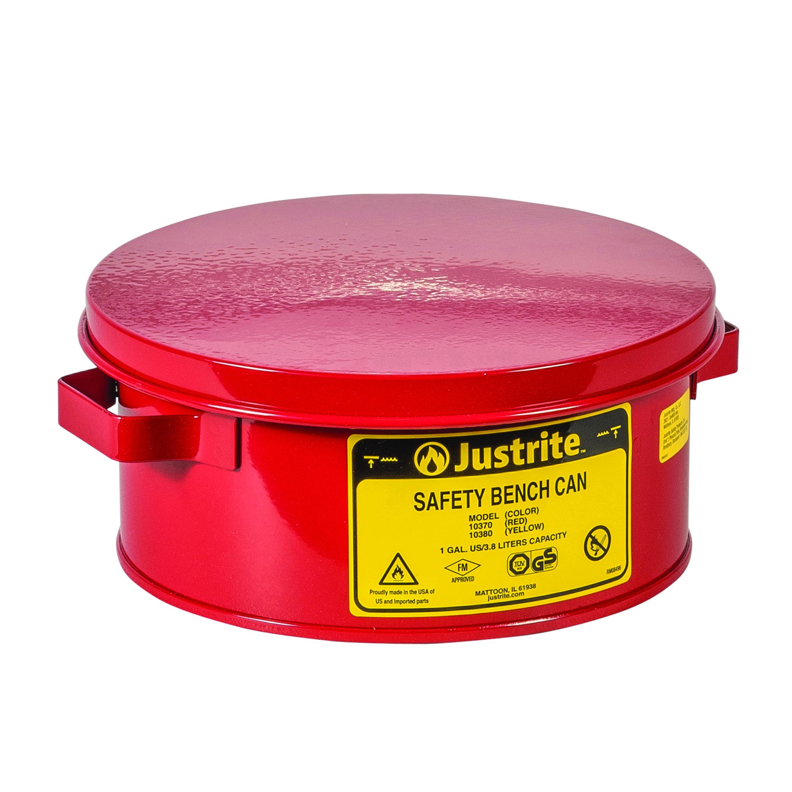 CAN BNCH 1GAL 9-3/8IN 4-1/2IN GALVS R