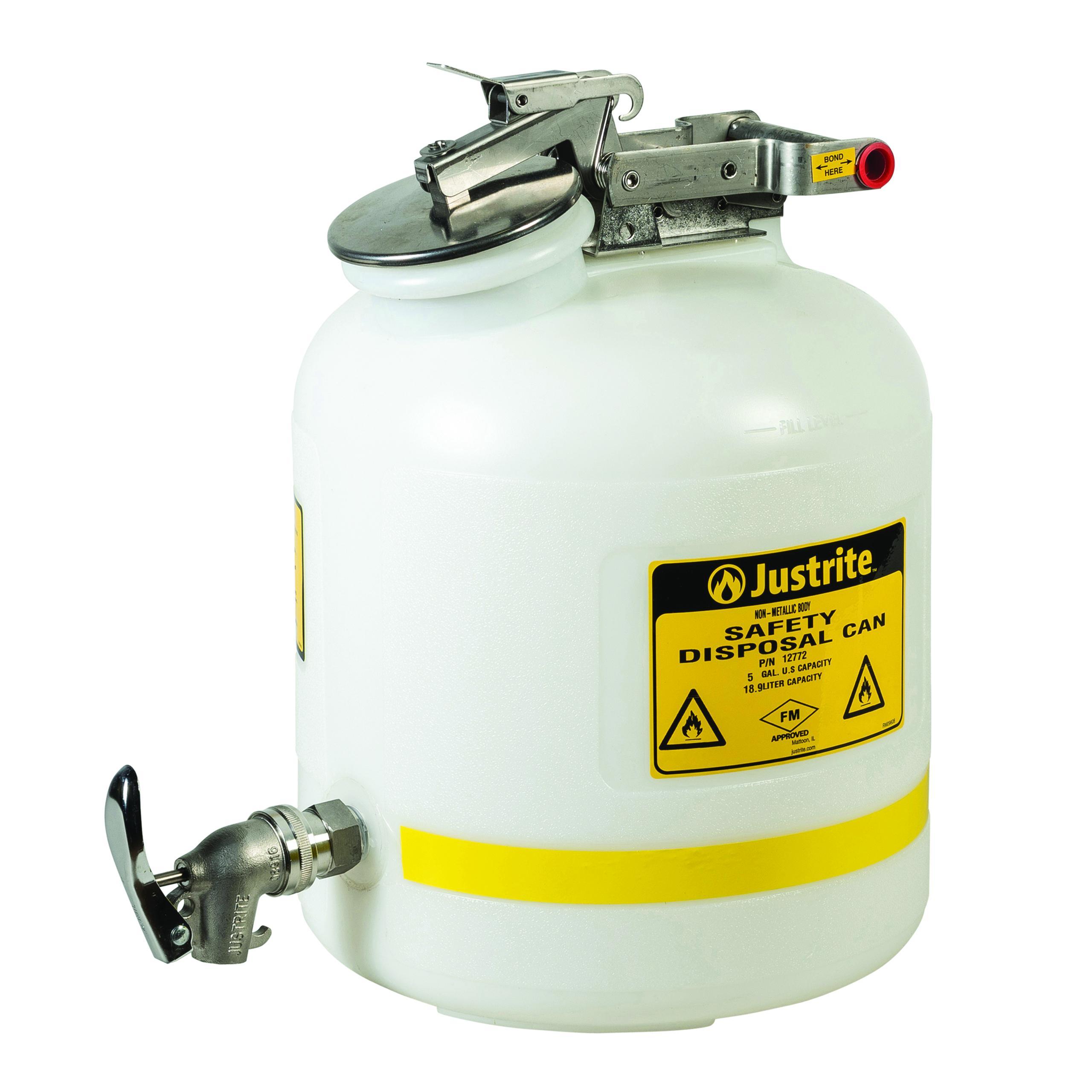 CAN SAF DSPL LIQ 5GAL 12IN 20IN POL THN