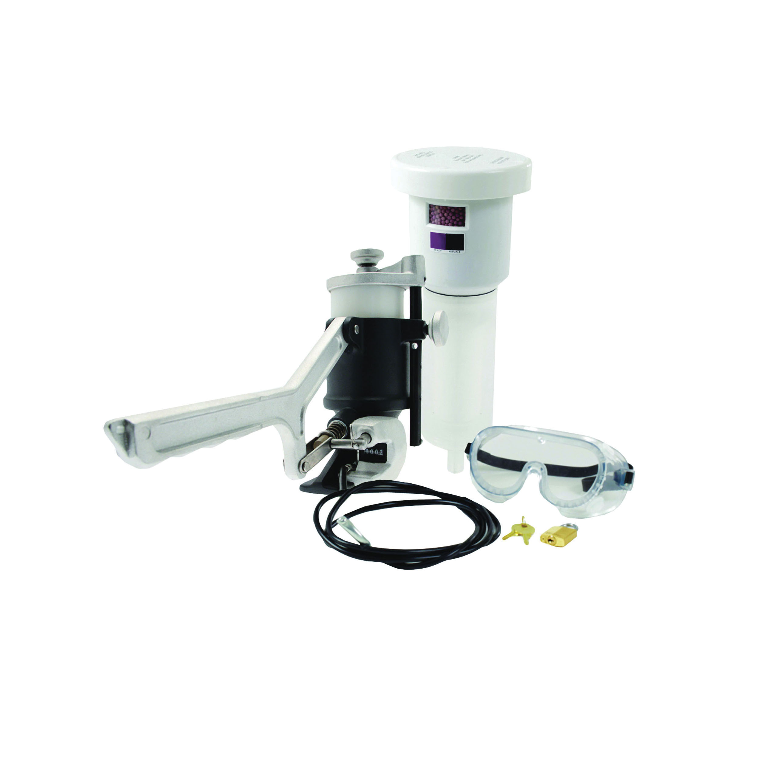 SYSTEM RECYCLING CAN AEROSOL STL BK