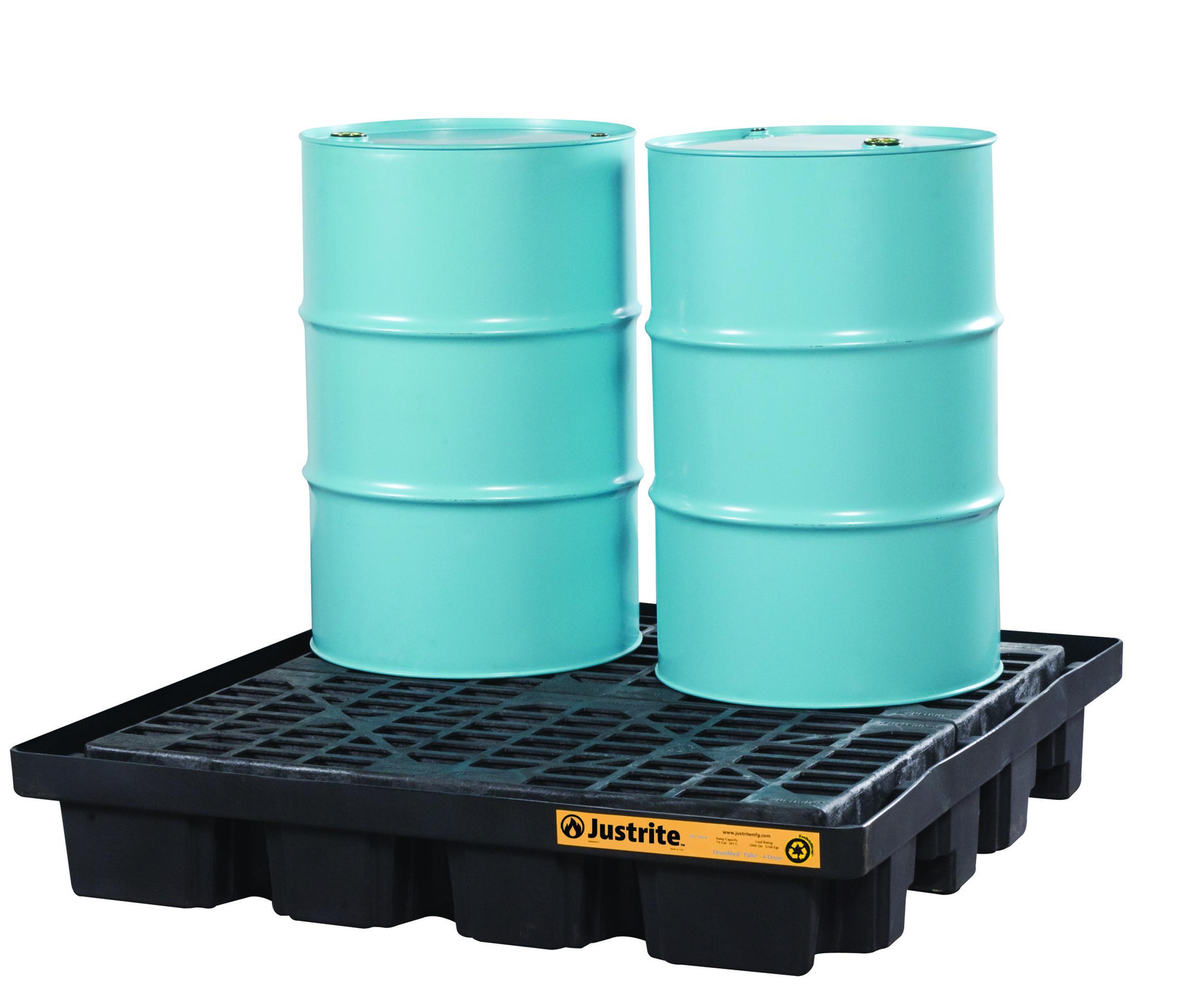 PALLETL LOW 4 5000LB 79GAL 9IN BK 55IN