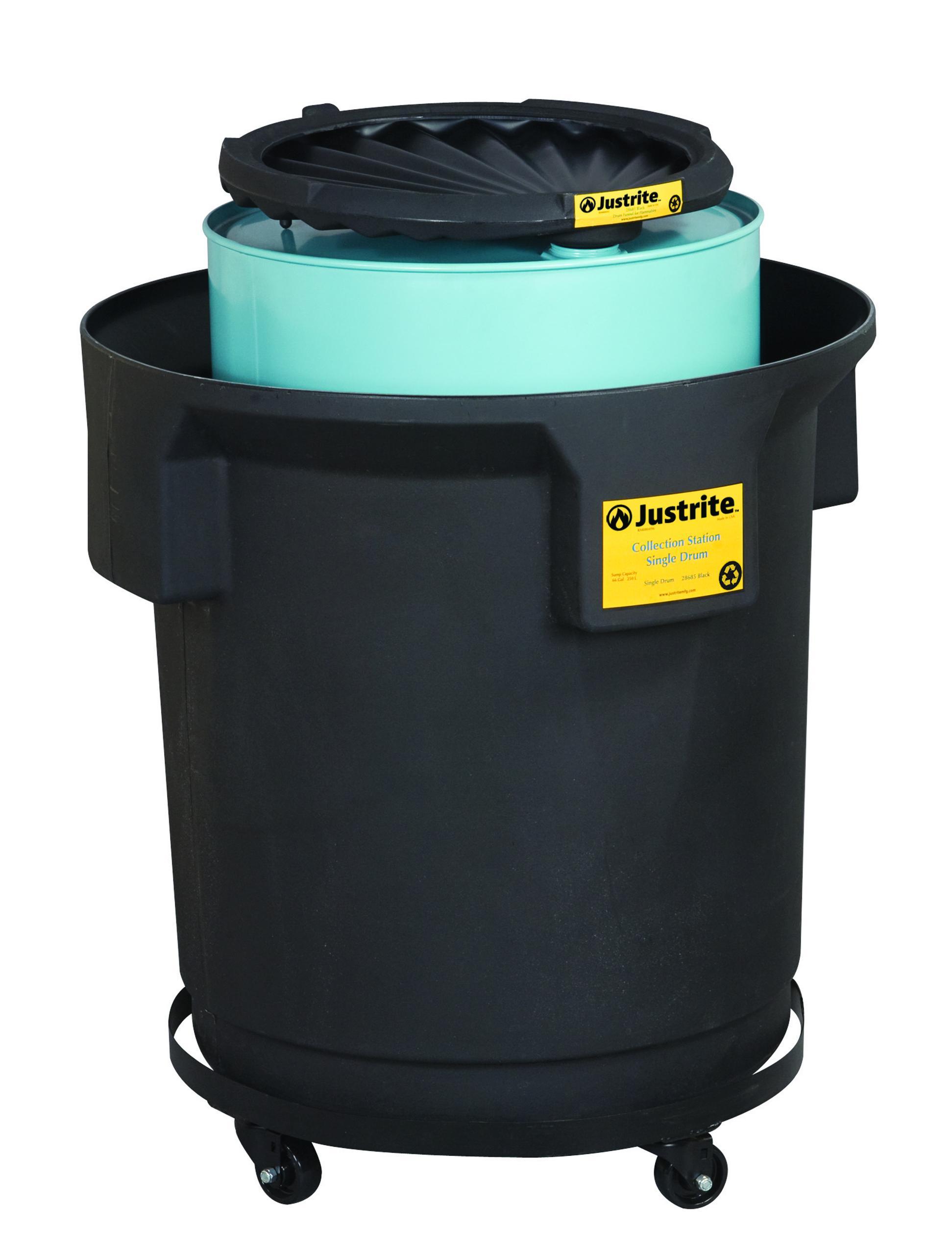 CENTER COLLECTION DRUM SGL 1250LB BK