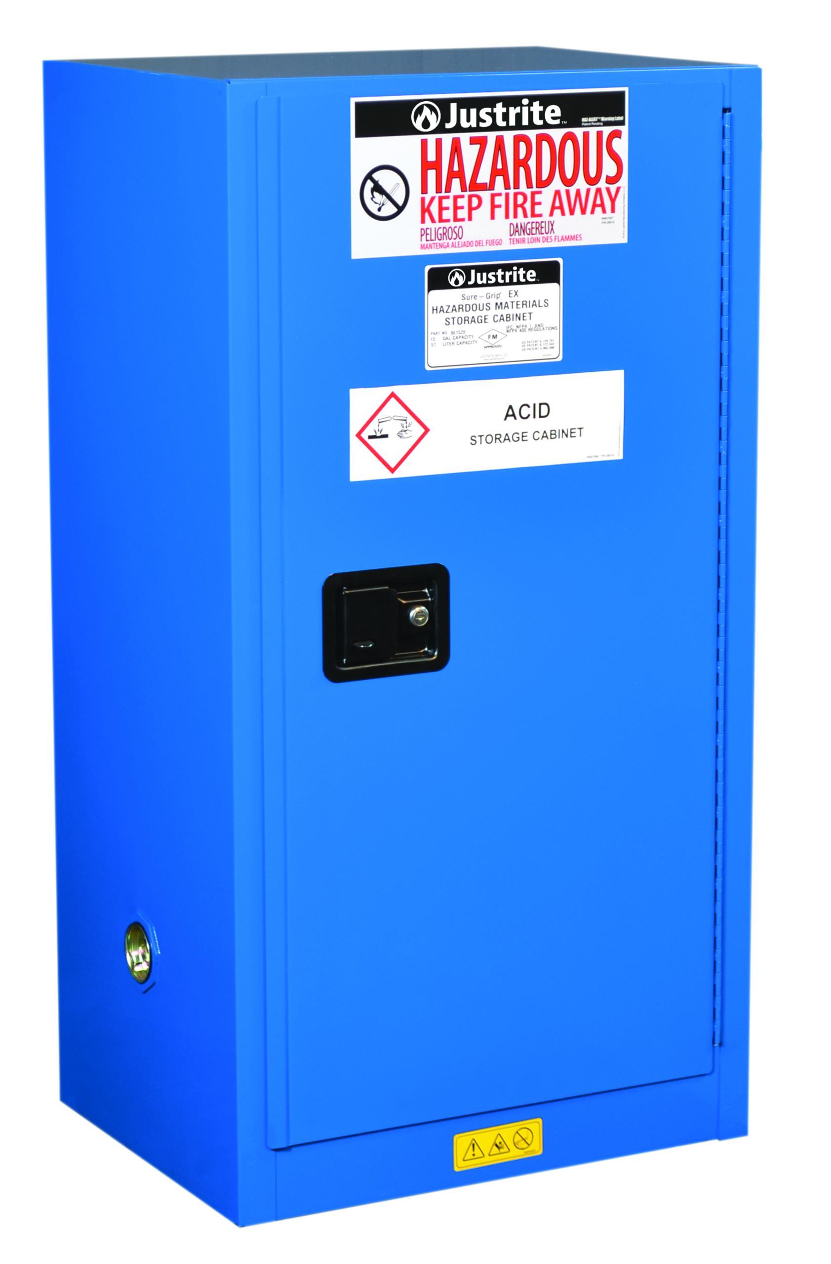 CABINET SAF CRSV 15GAL U-LOC 44IN 18IN