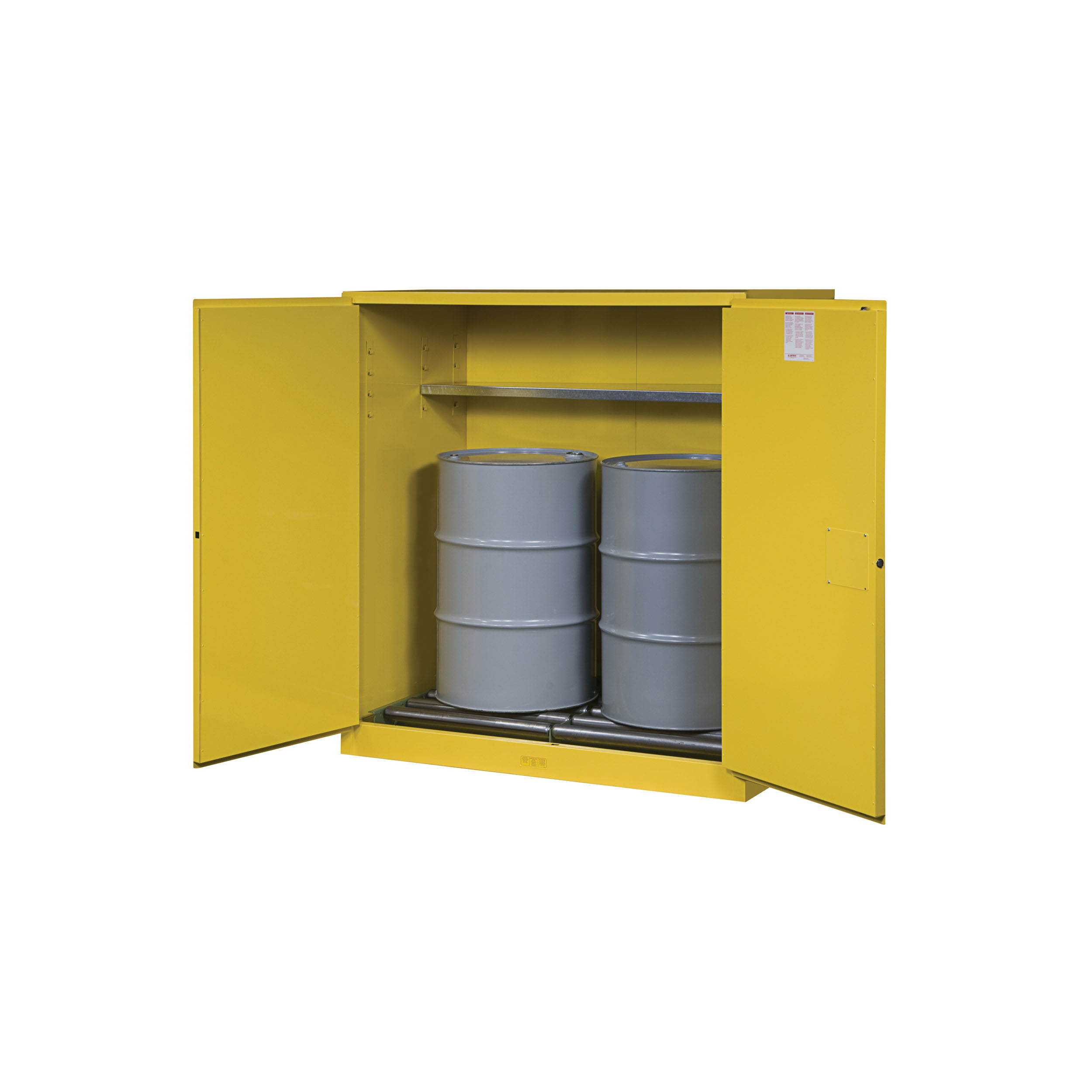 CABINET SAF DRUM 110GAL U-LOC 65IN 59IN