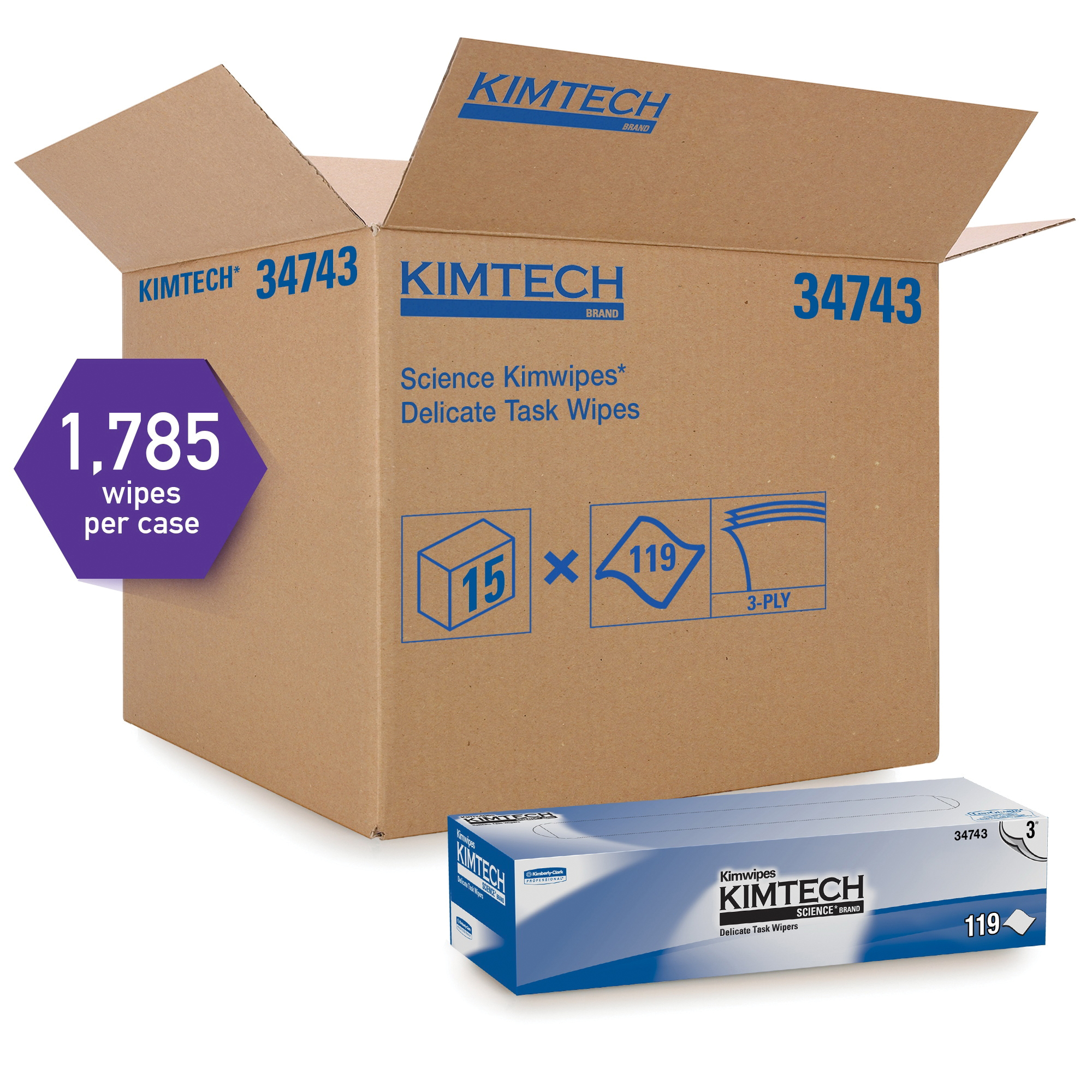 KIMTECH SCI KIMWIPE WIPE 15BX/CA