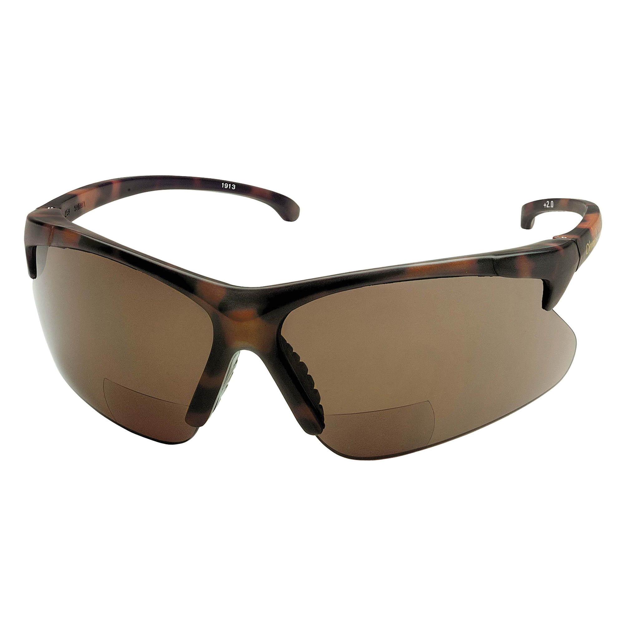 GLASSES SAF RDR +2 BR TORTOISE SHL NYL