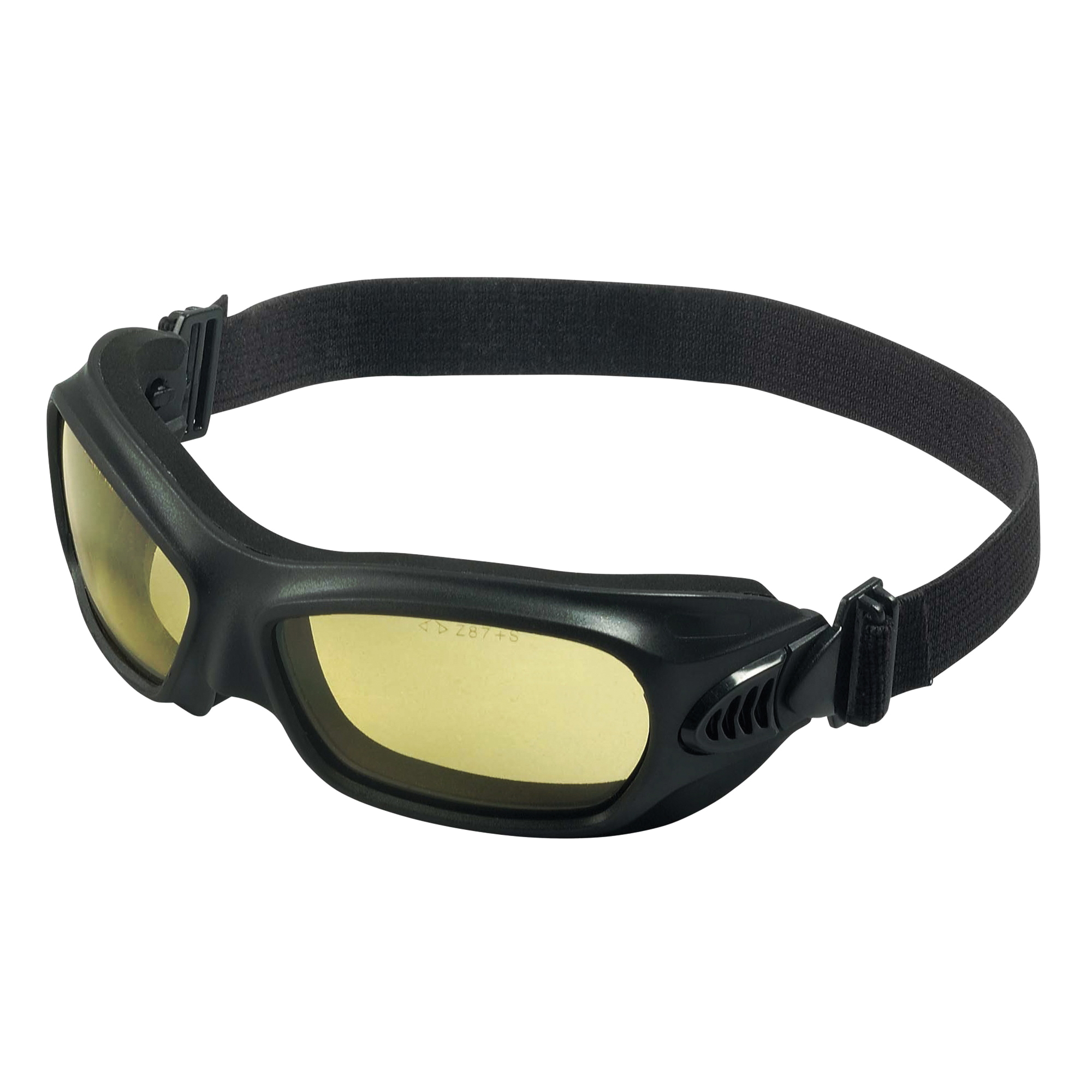 GOGGLES SAF AMB/YEL POLYCARBONATE 99.9%