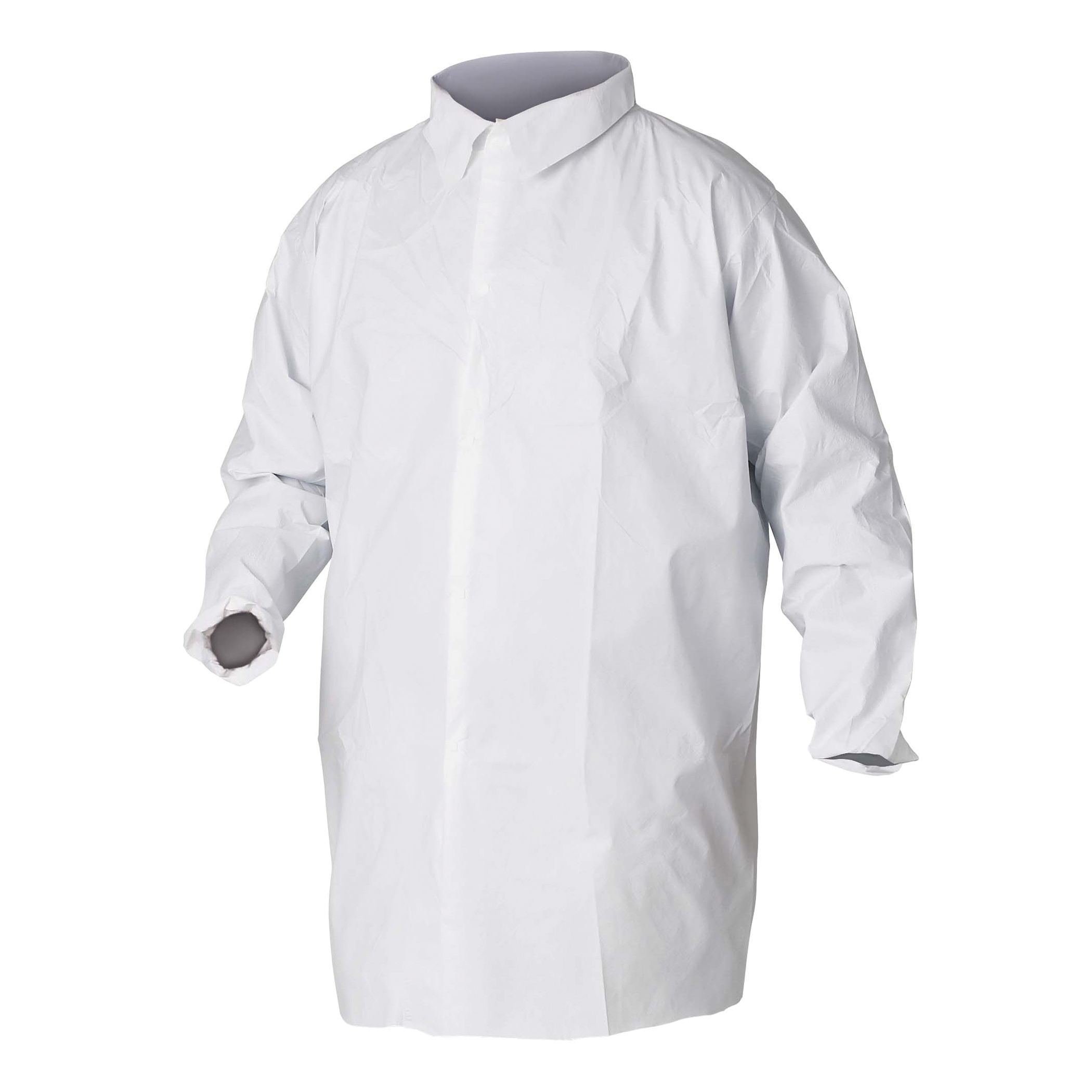 COAT LAB 5XL WHT 1.6OZ HOOK AND LOOP