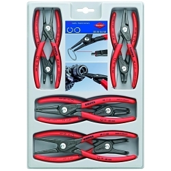 CIRCLIP PLIERS SET INTL/EXT 8 CRVAN STL