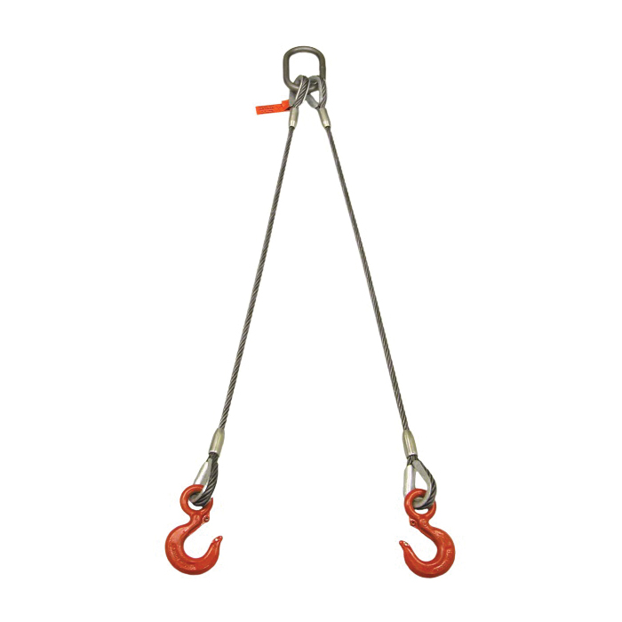 SLING ROPE W 1IN STL 2 LEG BRIDLE DOM