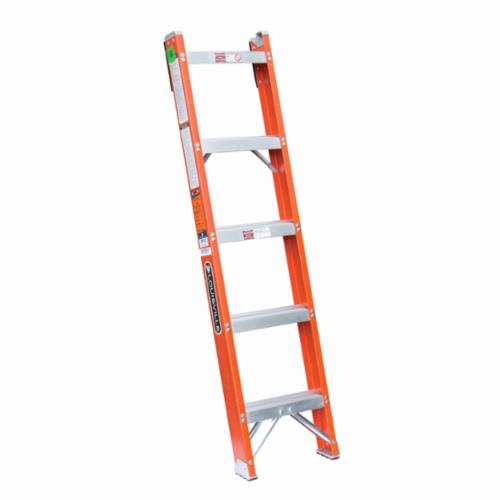 LADDER EXT SHELF 300LB FIBERGLASS 5RUNGS