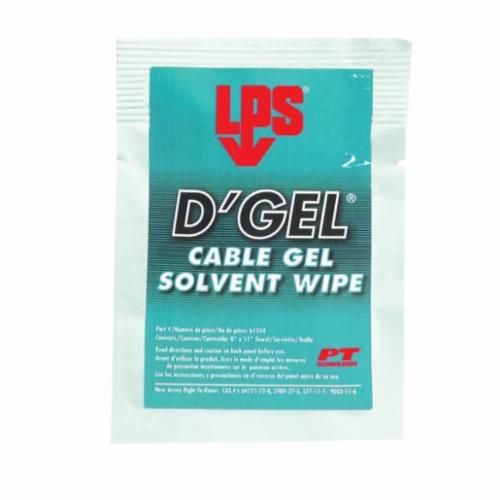 SOLVENT GEL CBL 1 WIPE ORN CLEAR WTR WHT