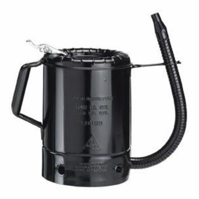 CAN MEAS 4QT 9-1/2IN BK STL FLEX PTD