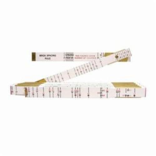 RULE FLDG MASONS IMPRL 16THS 6FT WOOD