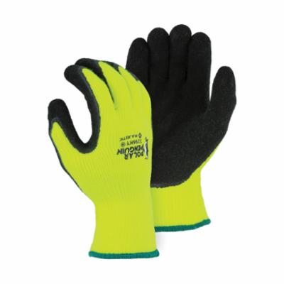 GLOVES GP CTD M/SZ9 FOAM LATEX RBR PALM