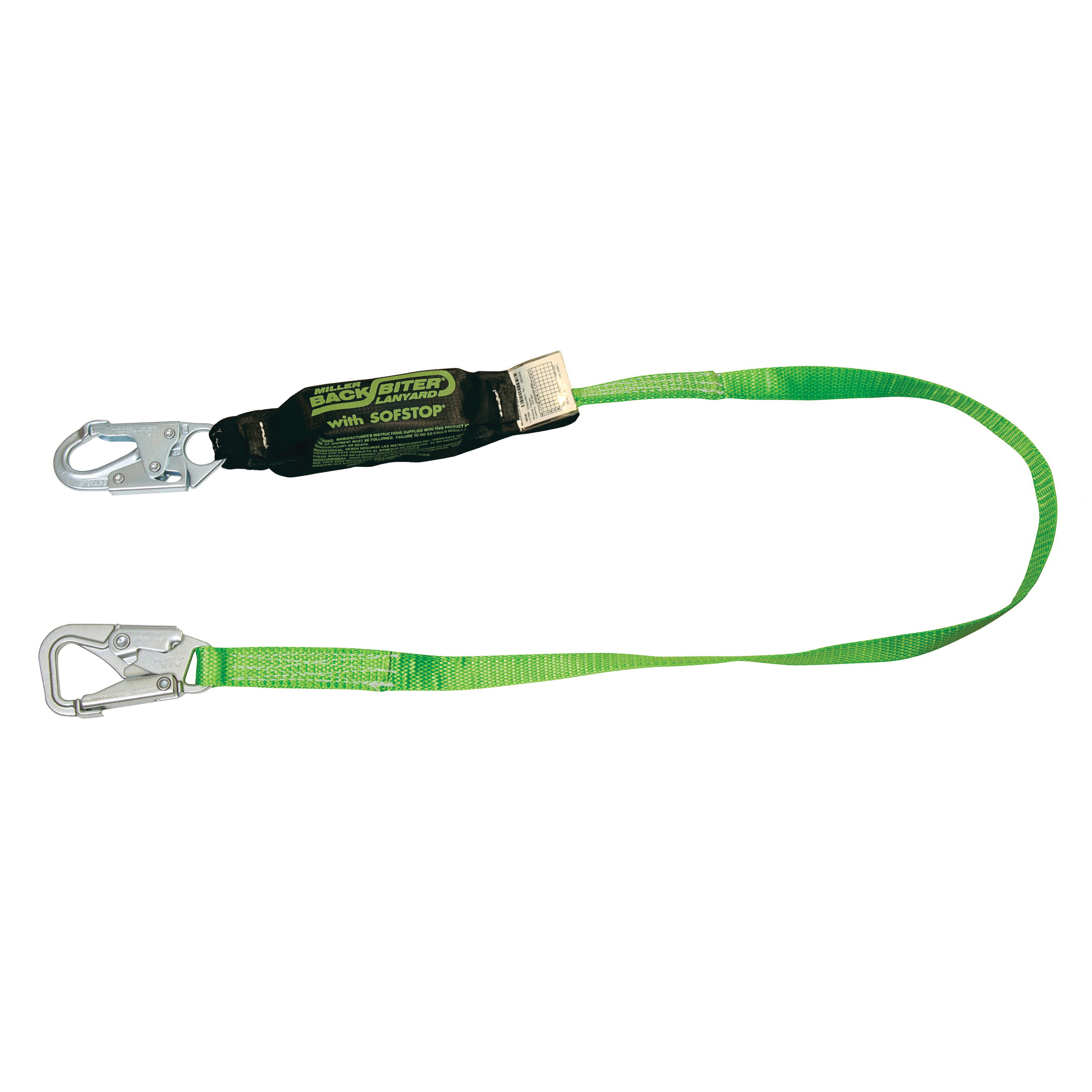 LANYARD ABSORBING SHOCK 310LB 6FT STL