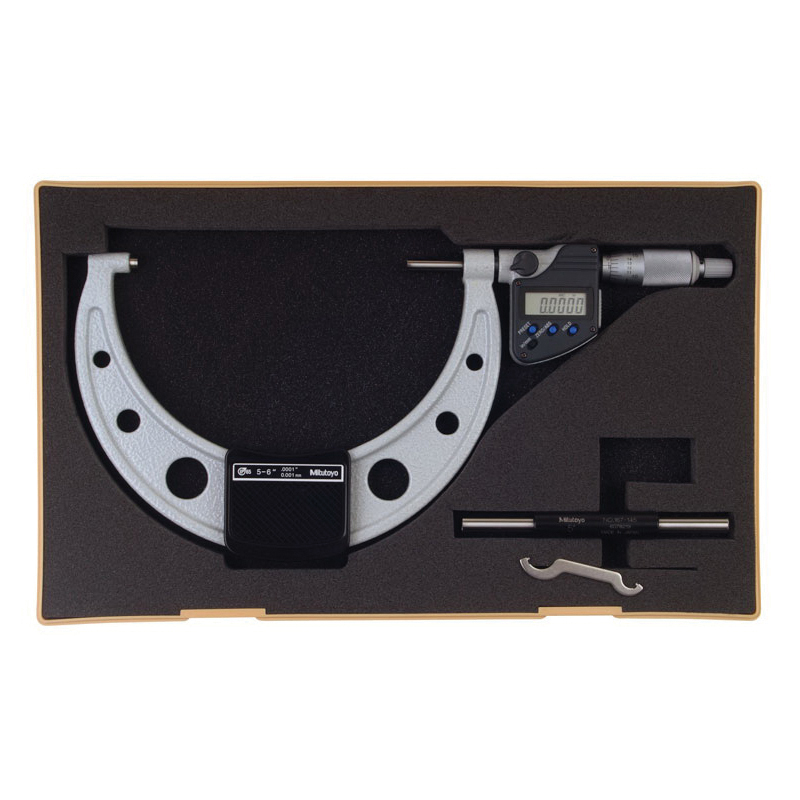 MICROMETER PRF COOLANT 5 TO 6IN LCD
