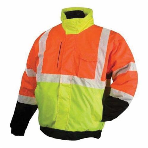 JACKET B L LIME YEL/ORN POLYEST ZIPPER