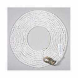 LIFELINE 100FT POLYEST WHT ANSI Z359.1 V