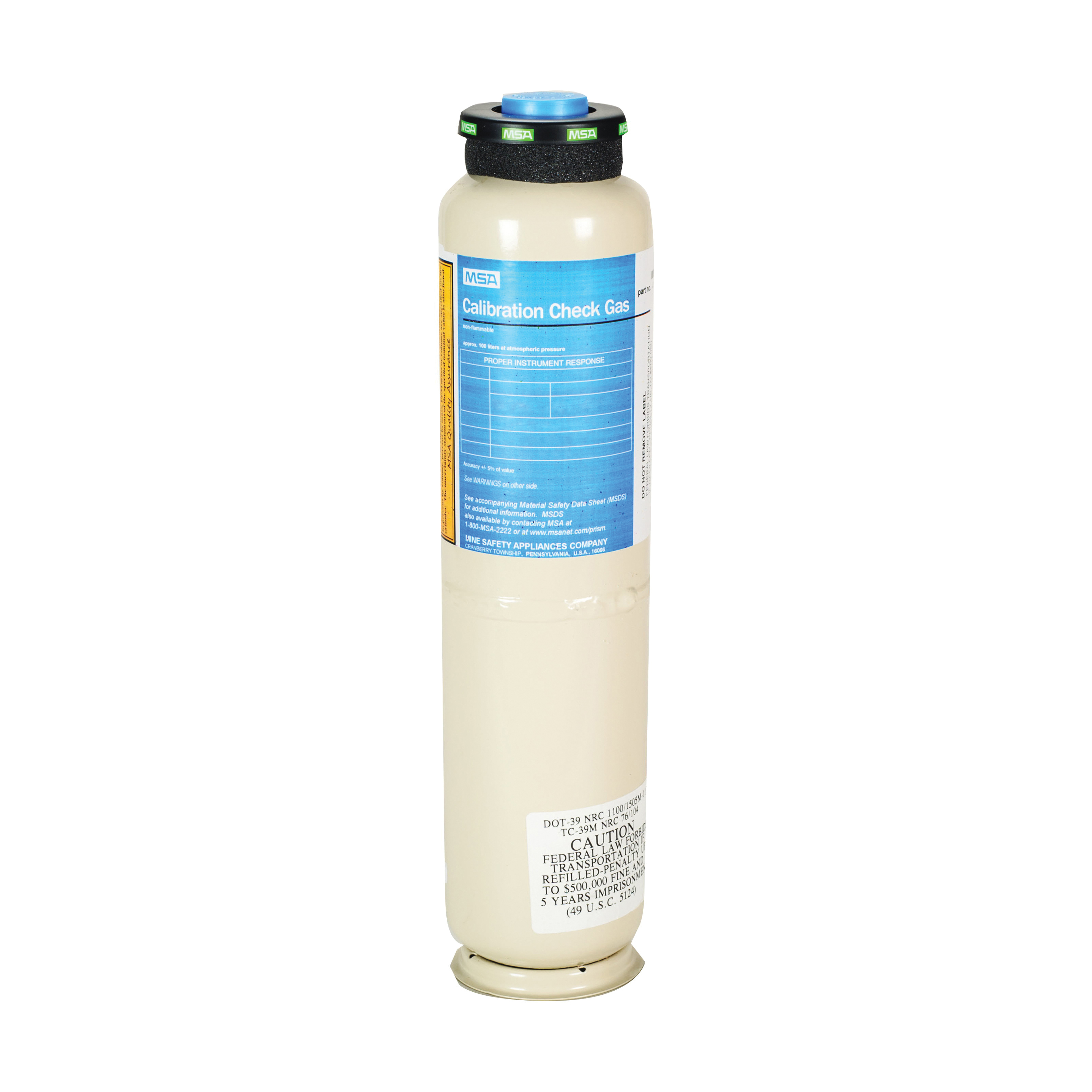 GAS CAL 100 L 3-1/4IN DIA X 13-2/3IN H