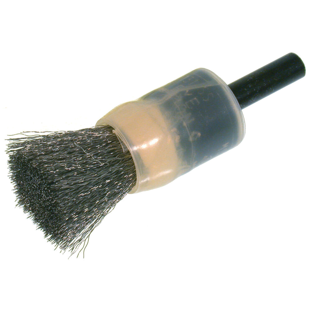 1IN .005 SS CRIMPED WIRE END BRUSH