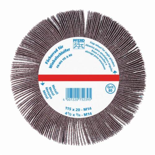 WHEEL FLAP 1-1/2 X 1 X 1/4-20 80 GRIT