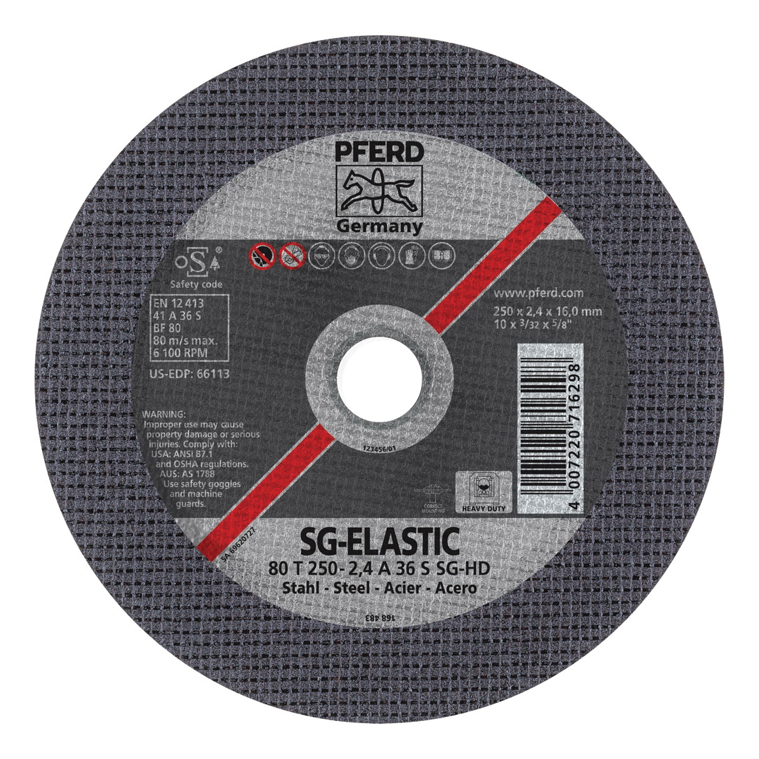 10 X 3/32 STATIONARY WHL 5/8 AH A-SG HD