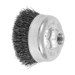2-3/4IN CRMPD WIRE CUP BRUSH .014 CS 5/8