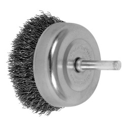 2-1/2IN CRMPD SHK MTD CUP BRUSH .012 CS