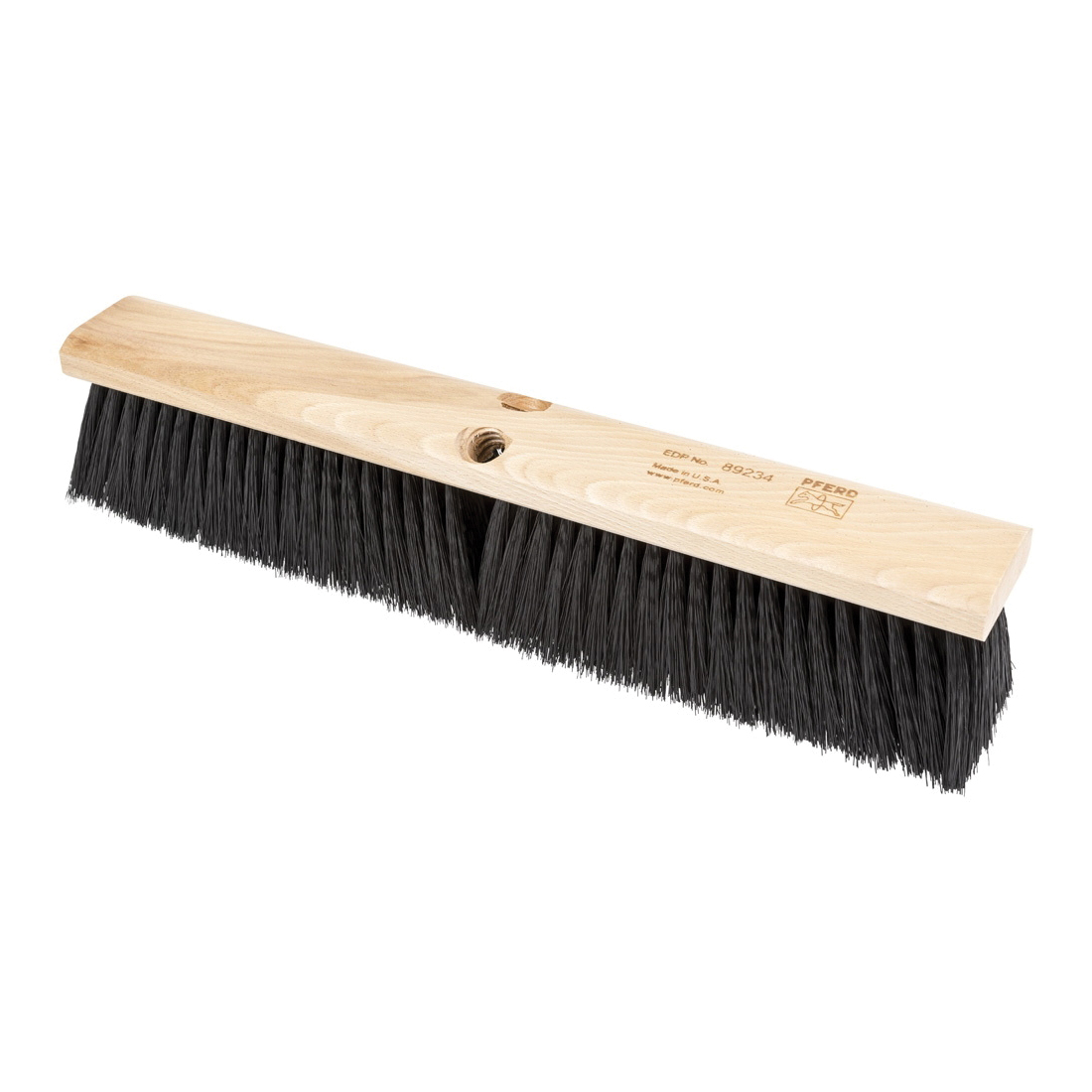 18IN MED SWEEP FLOOR BRUSH BLACK SYNTHET