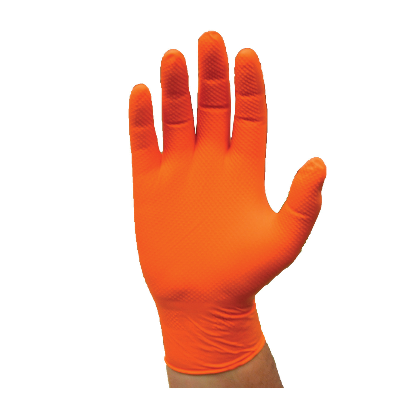 GLOVES DISPOSABLE 2XL NITRILE ORN 7MIL