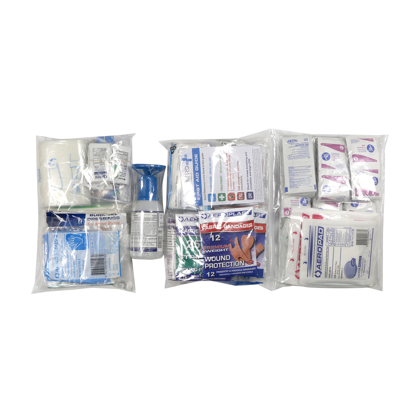 KIT FIRST AID 274 PLSTC 50 CLEAR