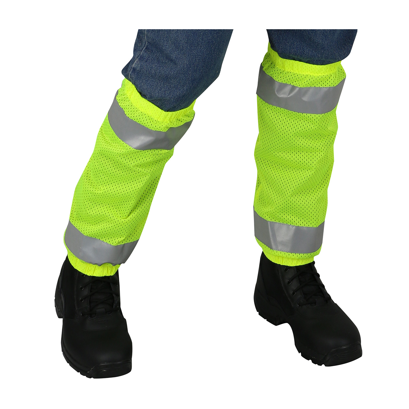 GAITER UNIV HI-VIZ YEL 17-1/2IN POLYEST