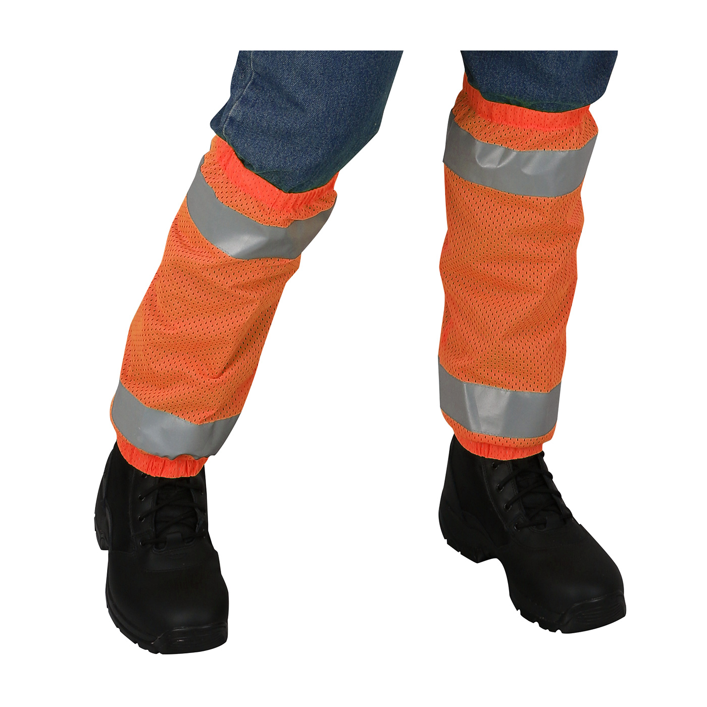 GAITER UNIV HI-VIZ ORN 17-1/2IN POLYEST