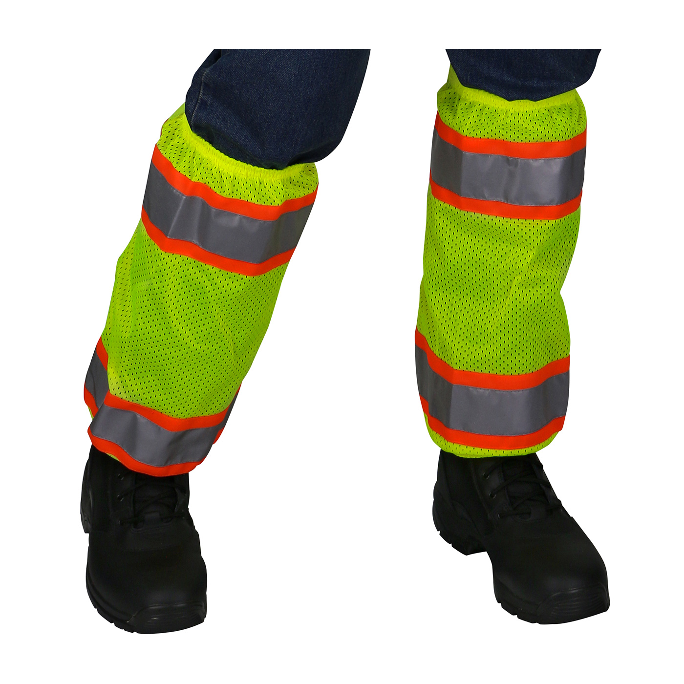 GAITER UNIV HI-VIZ YEL 17-1/2IN POLYEST