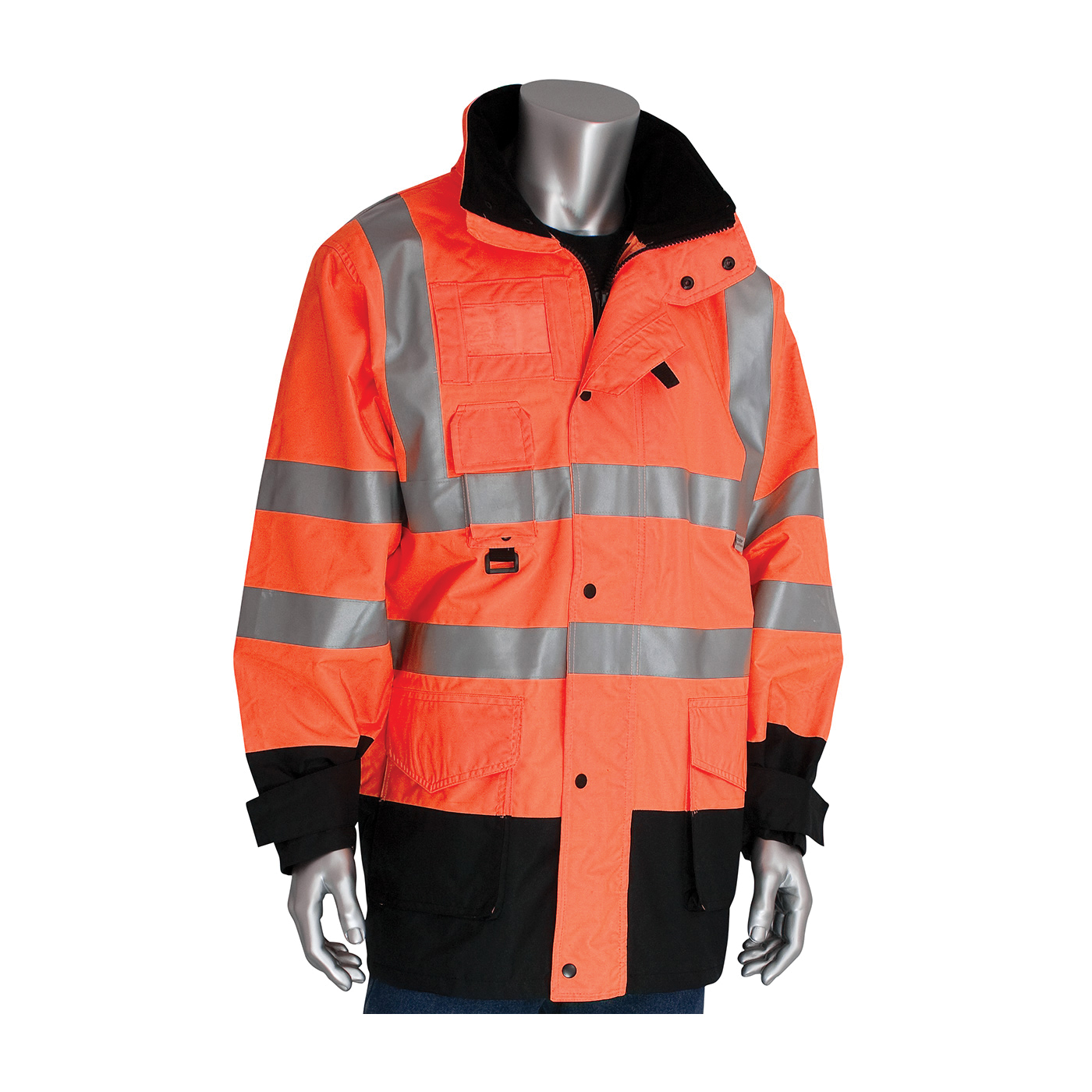 COAT WINTER UNISEX 5XL HI-VIZ ORN 70.3IN
