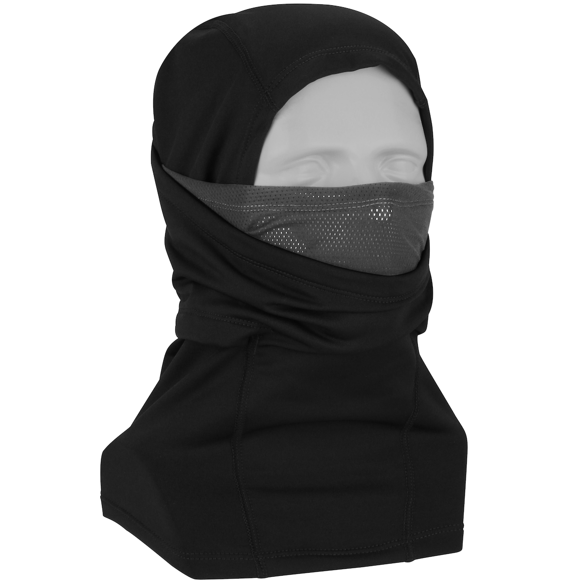 BALACLAVA WINTER UNIV BK POLYEST/SPANDEX
