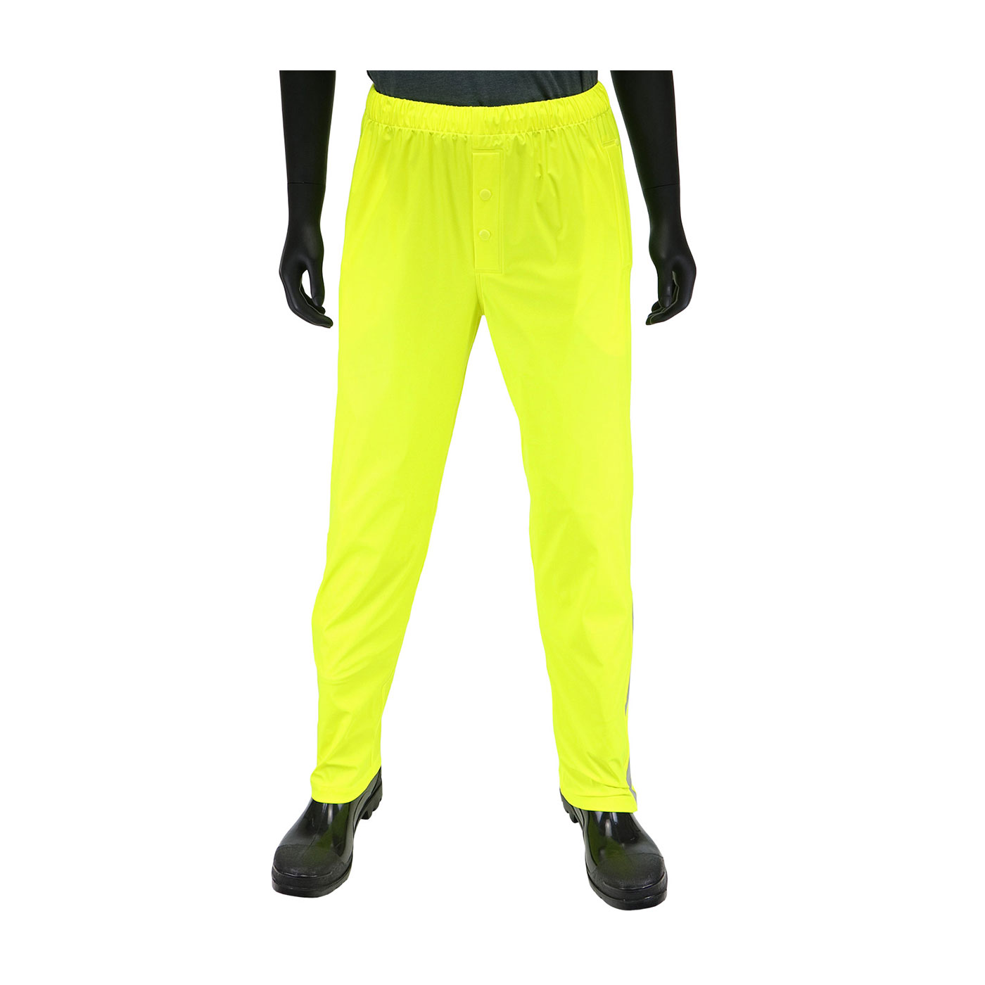 PANT RAIN HI-VIZ YEL POLYURETHANE M