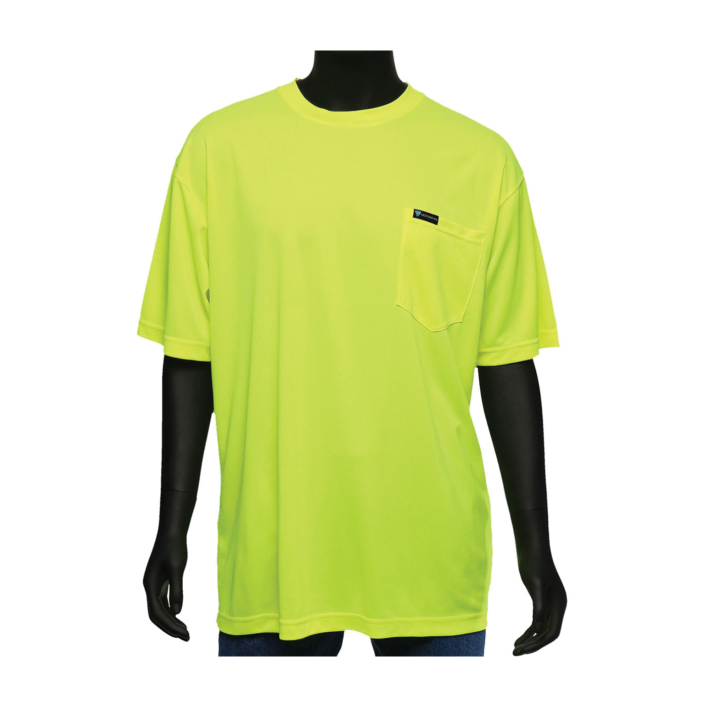 SHIRT SAF 2XL HI-VIZ GRN 33-1/2IN 25IN